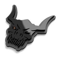 Schädel Monster Heckklappe Kotflügel Emblem 3D Abzeichen
 2