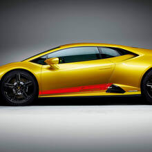 Beschriftung Seitenstreifen Grafik Rennsport Vinyl Aufkleber Grafik für Lamborghini Huracan Evo 3
