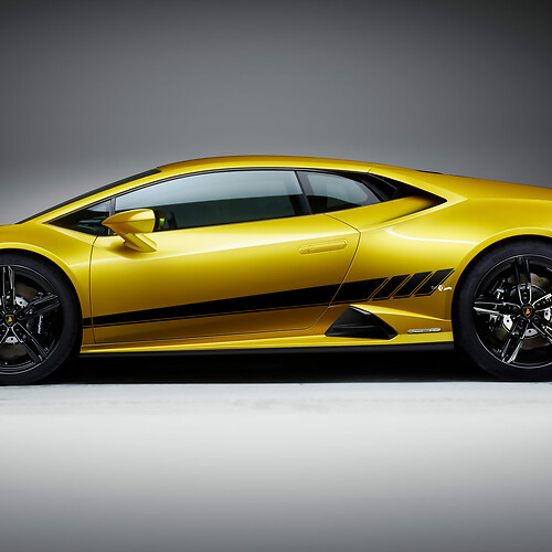 Seitenstreifen Grafiken Racing Vinyl Aufkleber Grafiken für Lamborghini Huracan Evo 3
 1