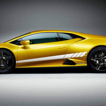 Seitliche Streifen Grafik Renn- Vinyl-Aufkleber Grafik 3 für Lamborghini Huracan Evo 2