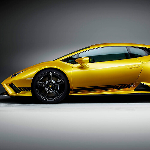 Seitenstreifen Grafiken Racing Vinyl Aufkleber Aufkleber für Lamborghini Huracan Evo 3
