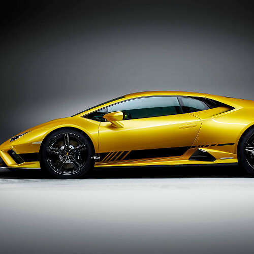 Seitenstreifen Grafiken Racing Vinyl Aufkleber für Lamborghini Huracan Evo 5
