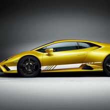 Seitenstreifen Grafiken Racing Vinyl Aufkleber für Lamborghini Huracan Evo 5
 2