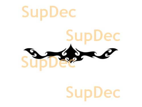 Tribal-Stil Flammen-Flow Vinyl-Aufkleber für Autos