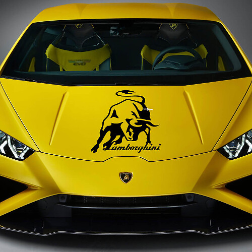 Motorhauben-Bullen-Logo-Grafiken Racing Vinyl Aufkleber Grafiken für Lamborghini Huracan Evo