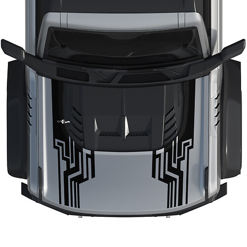 Haube Bronco Raptor Wrap Grafik Aufkleber für Ford Bronco 2