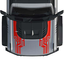 Motorhaubenfolien-Aufkleber 2 für Ford Bronco Raptor 3