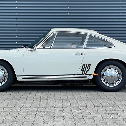 Seitenrennstreifen 912 Aufkleber für Porsche 911 912