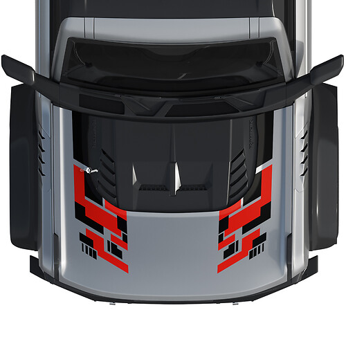 Haube Bronco Raptor Wrap Grafik Aufkleber für Ford Bronco