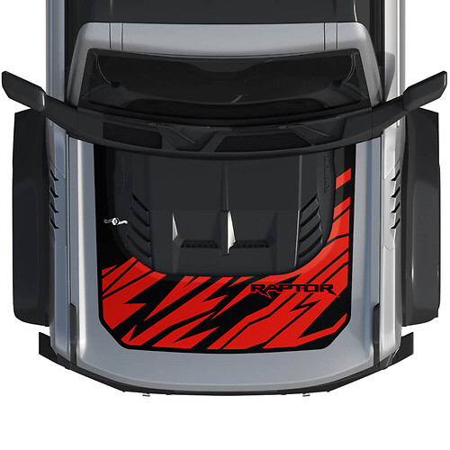 Haube Bronco Raptor Wrap Grafik Aufkleber für Ford Bronco 2 Farben 2