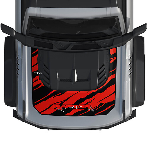 Haube Bronco Raptor Wrap Grafik Aufkleber für Ford Bronco 2 Farben 3