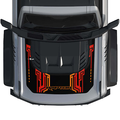Haube Bronco Raptor Wrap Grafik Aufkleber für Ford Bronco 3 Farben
