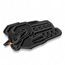 Hemi-Motor 3D Kotflügelabzeichen Emblem für Dodge Ram 1500 TRX_2