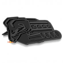 Hemi-Motor 3D Kotflügelabzeichen Emblem für Dodge Ram 1500 TRX_4
