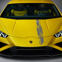 Motorhauben-Designstreifen-Rennvinyl-Aufklebergrafiken für Lamborghini Huracan Evo 2
 2