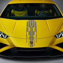 Hood Design Streifen Racing Vinyl Aufkleber Grafiken für Lamborghini Huracan Evo 2
 2