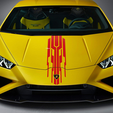 Hood Design Streifen Racing Vinyl Aufkleber Grafiken für Lamborghini Huracan Evo 2
 3