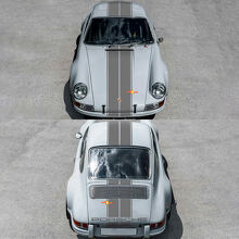 Mittelstreifen-Rennstreifen Vinyl-Aufkleber-Set für Porsche 911 ST 1970_2
