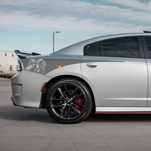 Eisen Scat Pack Heckviertel-Seitenstreifen Vinyl-Aufkleber für Dodge Charger
 2