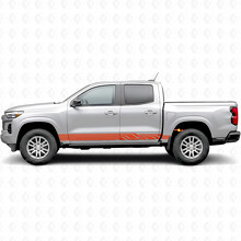 Winkelige Lightning-Tür- & Schweller-Vinylstreifen für Chevrolet Colorado 3. Gen 2023-2026_4