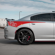 Eisen Bienen Scat Pack Heckviertel Seitenstreifen Vinyl Aufkleber für Dodge Charger
 3