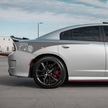 Spider Scat Pack Heckviertel-Seitenstreifen-Vinylaufkleber für Dodge Charger
 2