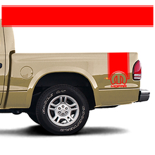 Rückseitige Seitenband-Bettdeckel-Aufkleber Mopar-Grafiken passen zu Dodge Dakota
 2