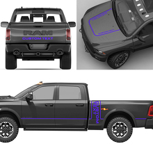 Individuelles Schriftzug-Komplettset Vinylaufkleber für Dodge Ram Power Wagon_7