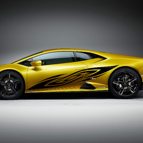 Seitenrenngrafiken Vinylaufkleber Grafiken für Lamborghini Huracan Evo
 1