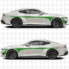 Racing Seitenstreifen Vinyl-Aufkleber Kit für Musclecar Mustang GT_2