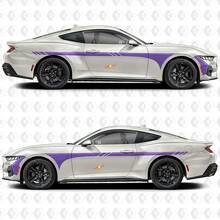 Racing Seitenstreifen Vinyl-Aufkleber Kit für Musclecar Mustang GT_3