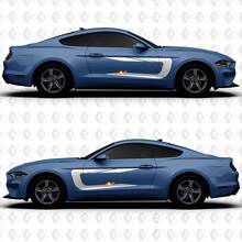 Racing Style Türstreifen Vinylaufkleber für Musclecar Mustang_3