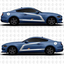 Nummer- und Seiten-Rennstreifen Vinyl-Aufkleber Set für Musclecar Musclecarmodel_3