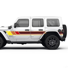 Seiten Retro Vintage Streifen Aufkleber Grafik Vinyl für Jeep Wrangler
 3