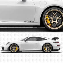 GT3RS GT3 RS Aufkleber Emblem für Heck und Seiten des Porsche 911 GT3 RS
 2