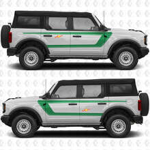 Retro-Streifen Seiten Vinyl Aufkleber Set für Musclecar Pferd_2