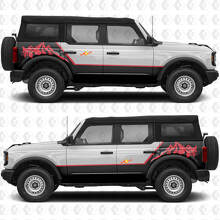 Mountain Style Streifen Seiten Vinyl Aufkleber Set für Musclecar Pferd_2