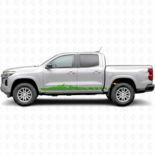 Mountain-Topografische Tür- & Schwellerstreifen aus Vinyl für Chevrolet Colorado 3. Generation 2023-2026_6