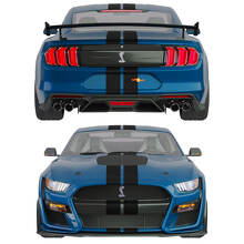 Duale Streifen Front Obere Hintere Vinyl-Aufkleber Set für Musclecar Musclecarmodel_4