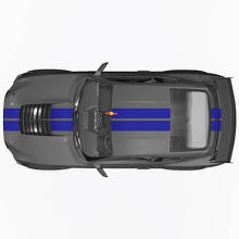 Duale Streifen Front Obere Hintere Vinyl-Aufkleber Set für Musclecar Musclecarmodel_5
