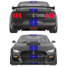 Duale Streifen Front Obere Hintere Vinyl-Aufkleber Set für Musclecar Musclecarmodel_6