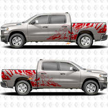 Bull Splash Seitentüren Aufkleber Decals Grafiken für Dodge RAM 1500 2500 3500 2