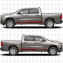Individuelle Performance-Schweller Seiten Türen Streifen Aufkleber Decals Grafiken für Dodge RAM 1500 3