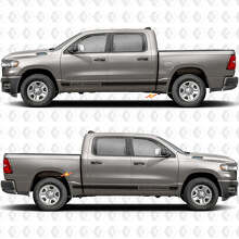 Individuelle Performance Rocker Panel Seiten Tür Streifen Aufkleber Grafik 3 für Dodge RAM 1500 3