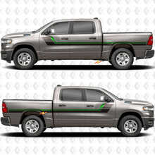 Retro-Stil Seitenstreifen Vinyl-Aufkleber-Set für Dodge Ram 1500_3