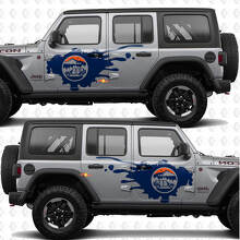 Berge Natur Overland Seiten Vinylaufkleber für Jeep Wrangler_2