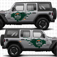 Berge Natur Camping Seiten Tür Streifen Vinylaufkleber für Jeep Wrangler_2