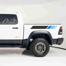 Side Bedside Stripes Stickers Decals Graphics for Dodge RAM 15000 4