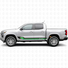Retro-Parallele Tür- und Seitenschweller-Vinylstreifen für Chevrolet Colorado 3. Generation 2023-2026_3