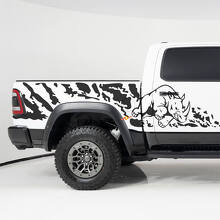 Rhino Splash Seitenbetten Vinyl-Aufkleber-Kit für Dodge RAM 1500 RHO_2
